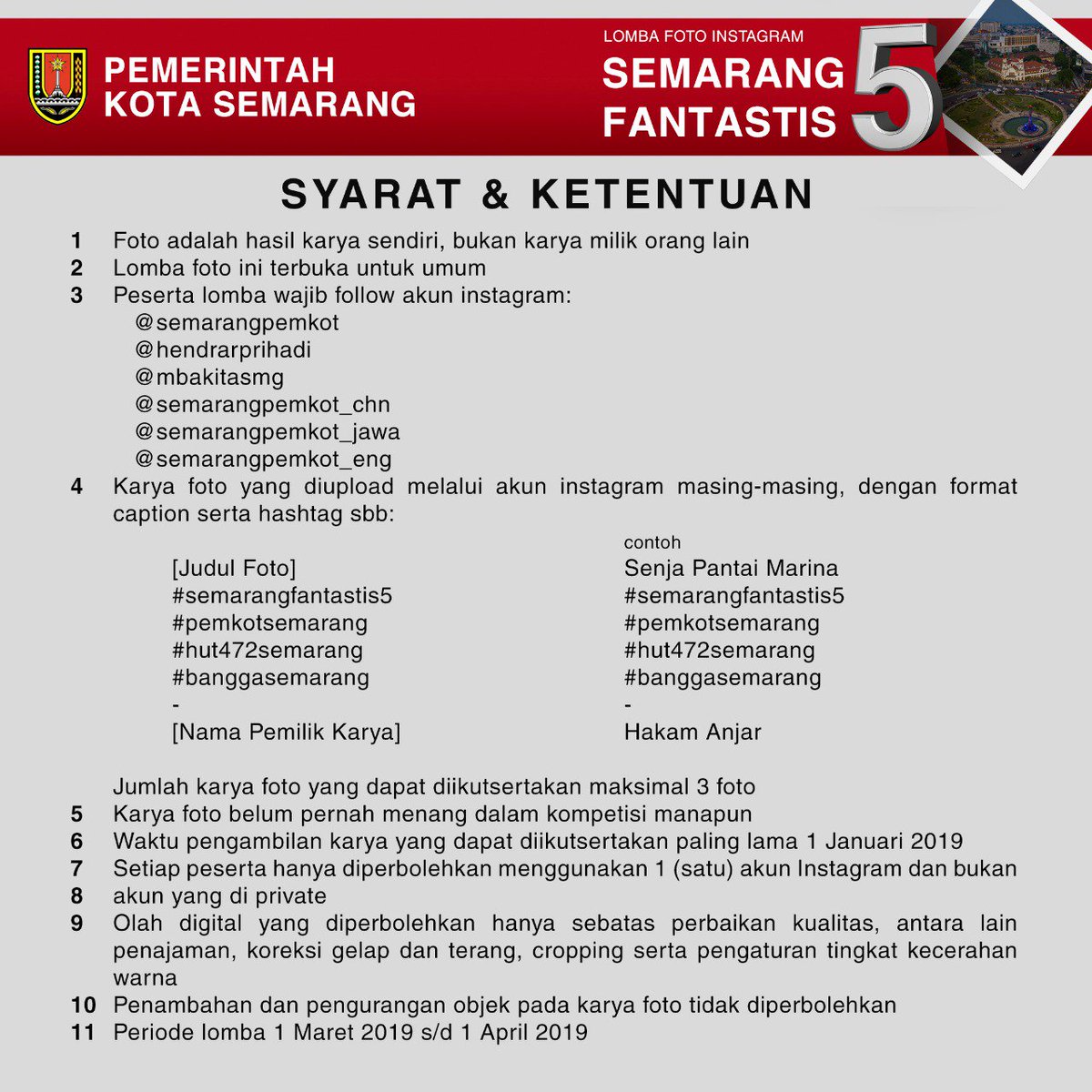 Pemkot Semarang PemkotSmg Twitter