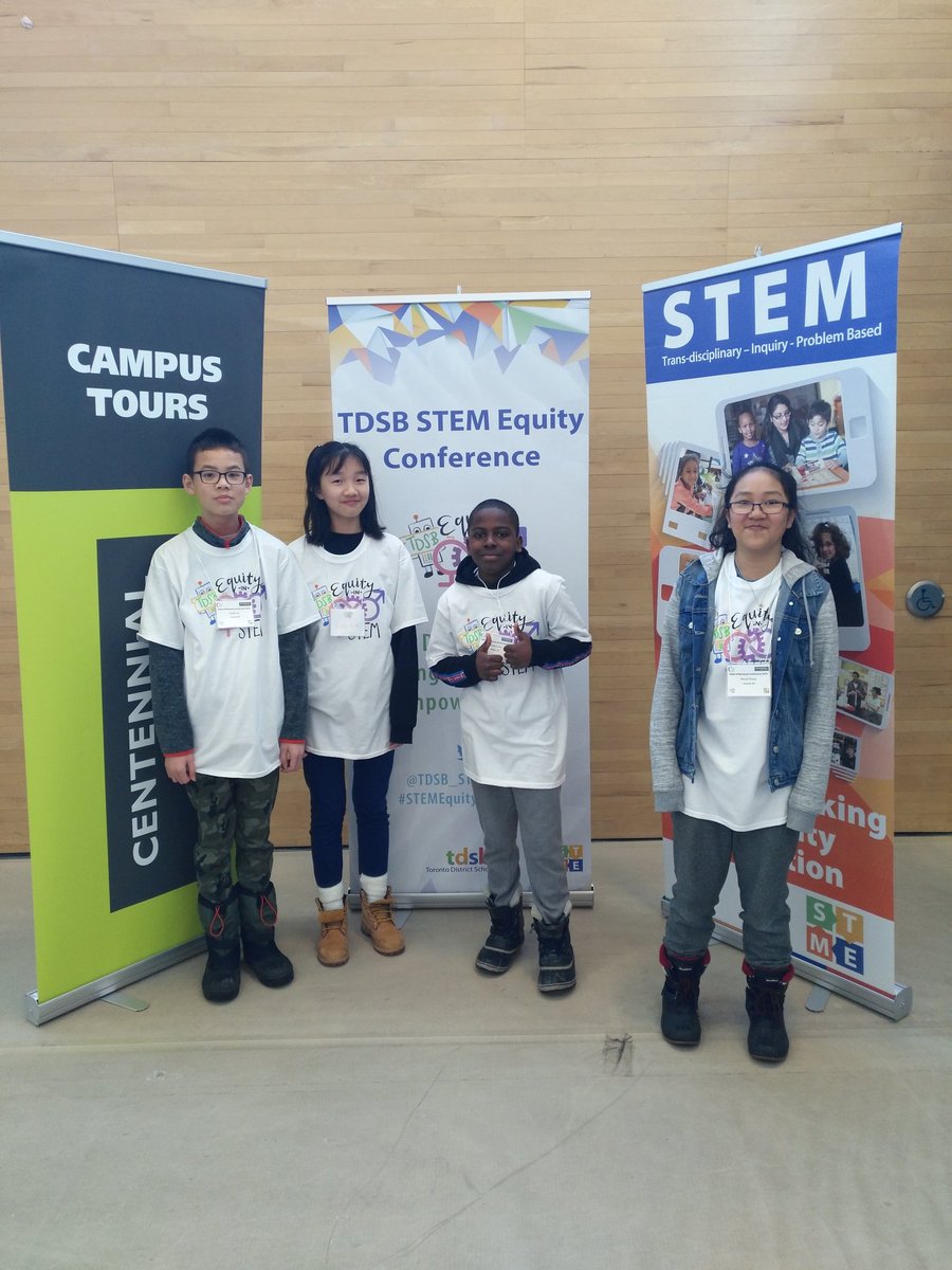 MrsSirbos's tweet photo. Representing @Alexmuir_TDSB at the #STEMEquityTDSB2019 Conference @CentennialEDU 
@TDSB_STEMEquity https://t.co/KNBOSrcr6F