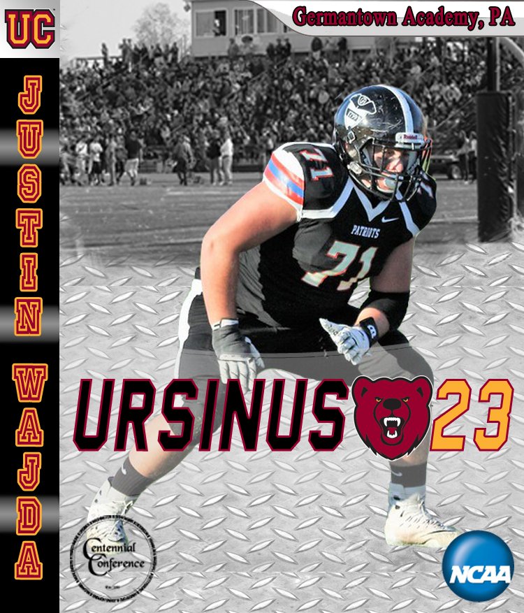 UrsinusFootball's tweet photo. Welcome Justin Wajda of @GA1759 to the Ursinus Football class of 2023!
#WelcomeToTheBearsDen #UCFB127
https://t.co/7J4OWLFENQ https://t.co/HgZpaquOBz