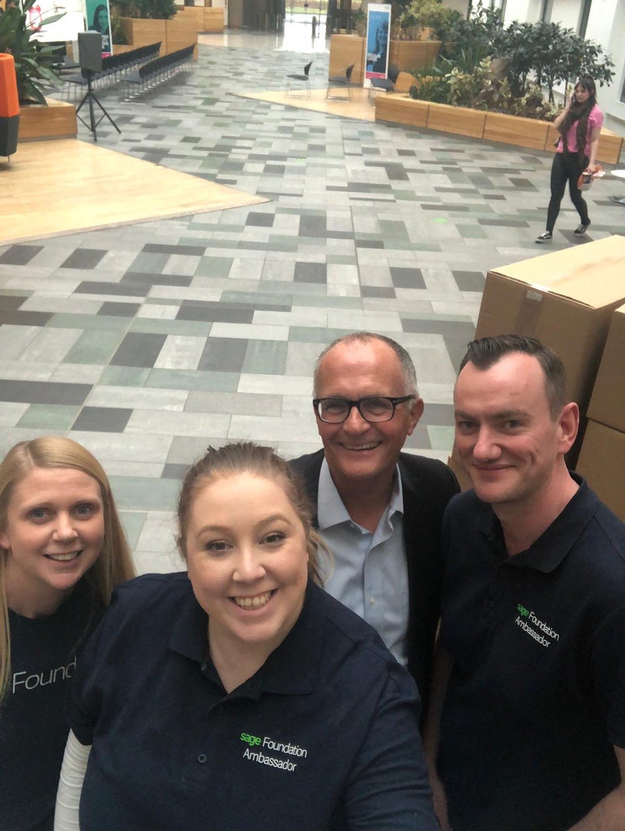 Lynsjohnson's tweet photo. #doitforyou #happy thanks for coming along @SteveHare @sagefoundation @chrisgallonsage @emcdirect https://t.co/GBSuwqkA9w