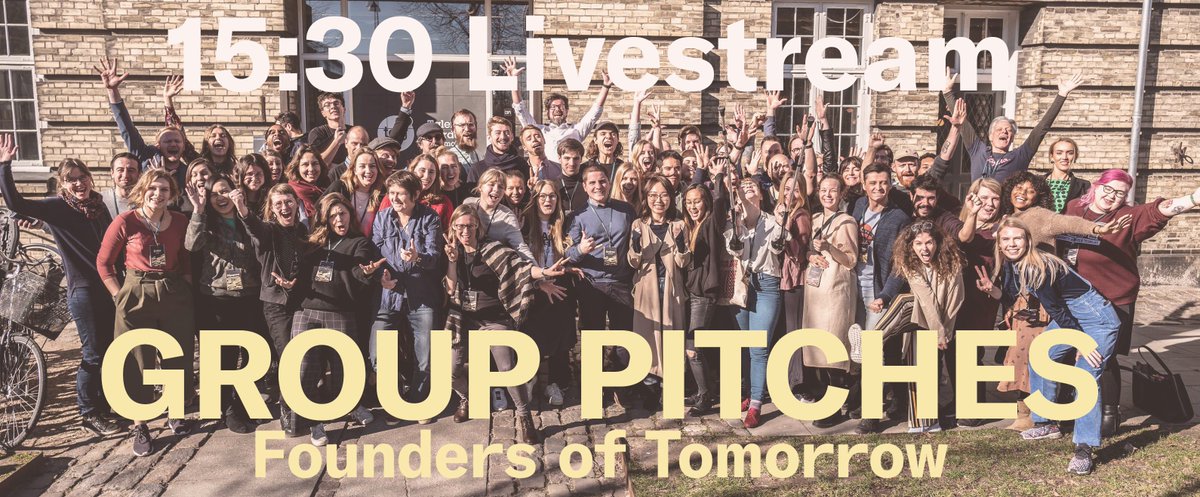 Foundersoftmr's tweet photo. Its time to see what 5 intense days of knowledge, guidance, talks and hard work have accumulated to. Group pitches coming up, ready to disrupt our minds with inventive new ideas. Allow yourself to be inspired, and watch it on our FB page https://t.co/SiYR0JwY91 https://t.co/bNRwHptWs6