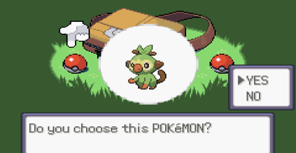 ScptFakemon's tweet photo. Aquí os dejo el primer sprite de grookey, el starter planta de pokémon espada y escudo. Sinceramente creo que es mi favorito. Cuando termine su backsprite lo dejaré de uso público para quien quiera usarlos en sus proyectos de gba/rpg. Qué os parece ^^? https://t.co/wjGtthnykS