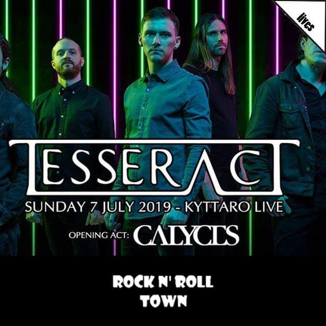 RockNRollTown's tweet photo. Οι @tesseractband 🤘 έρχονται για πρώτη φόρα στην Ελλάδα, στο @kyttarolive 📍 στην Αθήνα! 🔜
Μαζί τους οι Calyces 🤘
Presented by @Playfalse
▶ https://t.co/JwcuinFWsK
#RnRT #Lives #Tesseract #Calyces #Music https://t.co/yOs2kXZxYc