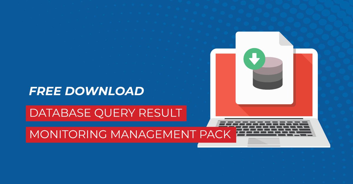 Easily create monitors for #SQL query results using #SCOM authoring templates with Savision's new free Management Pack. Check out the key features and download it here (for free!): bit.ly/2IG8A6L #freemp #monitoring #database