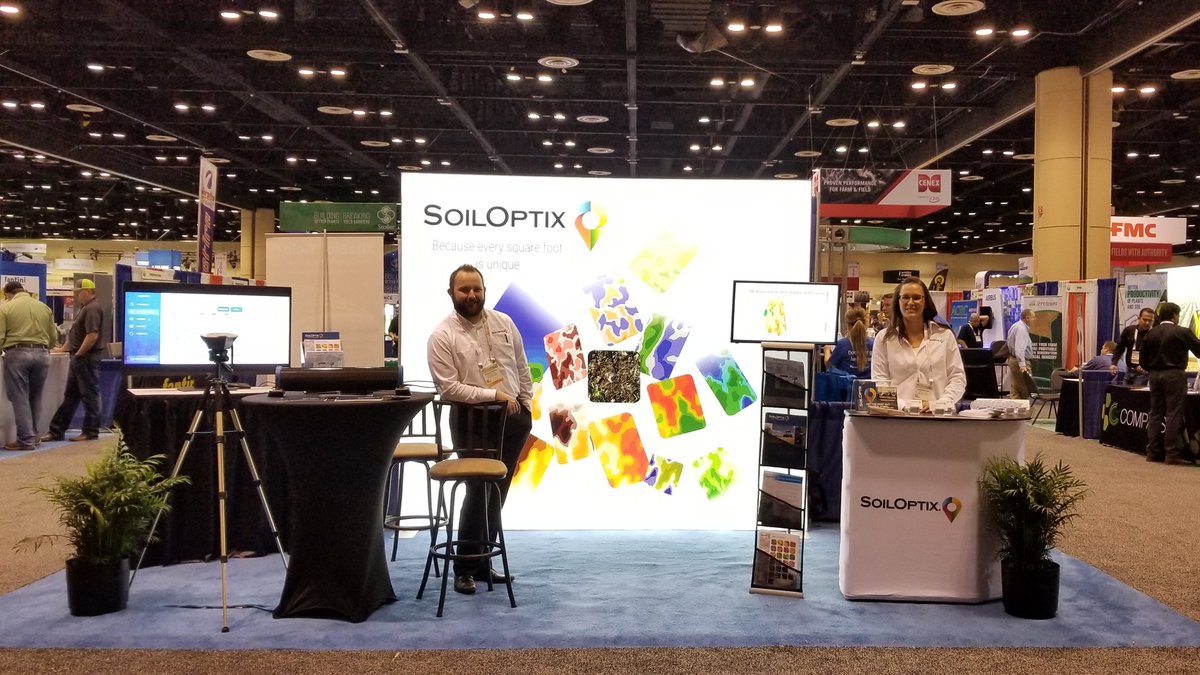 SoilOptix's tweet image. Who&apos;s ready for #Classic19? We are! Come see #SoilOptix at Booth #703 to check out our newest generation sensor and learn about #HighResSoilMapping!
#TimetoShine