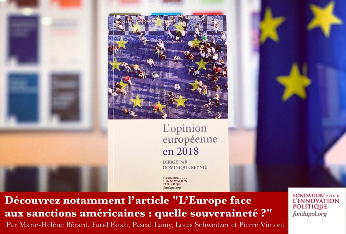 🇪🇺 La <a href="/Fondapol/">Fondation pour l’innovation politique</a> heureuse de publier "L'Opinion européenne 2018" sous la direction de <a href="/DominiqueReynie/">Dominique Reynié</a>. À trois mois des européennes cette 19e éd. analyse les défis auxquels l’#UE est confrontée: #Brexit, #biomédecine, #populisme, #IA, etc
➡️ En savoir plus bit.ly/2tI2b0k