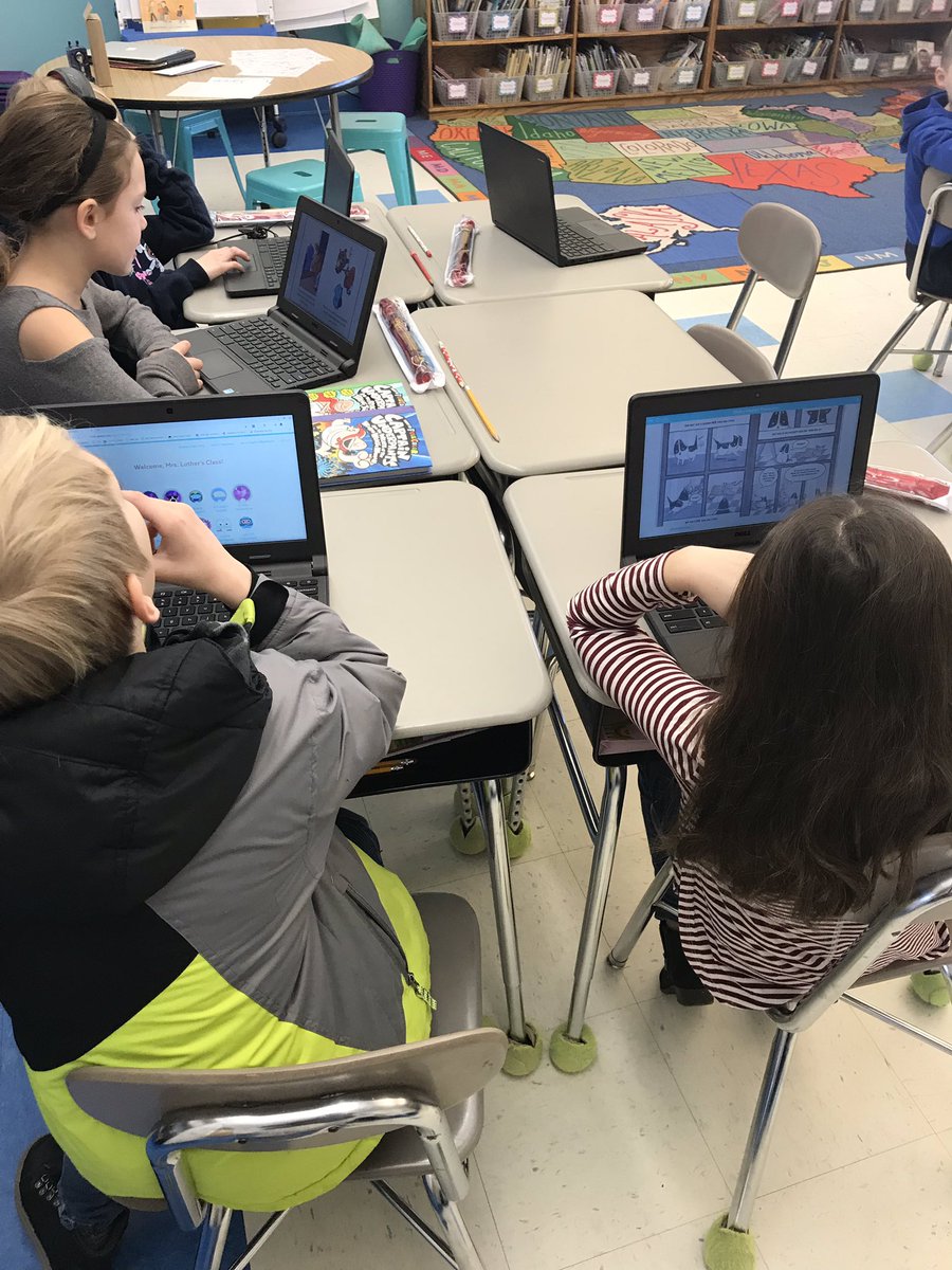OAS_MrsLuther's tweet photo. Having an “Epic!” morning! 💻📚#OASpride #MTPSPride #MTPSDLD2019 #QuestForTheGoldenChromebook https://t.co/9t1abx1jed