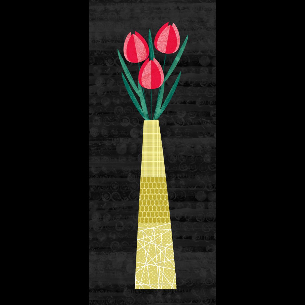 fiinkdesign's tweet image. Tulips #wip #springisonitsway #tulips #illustration #retro