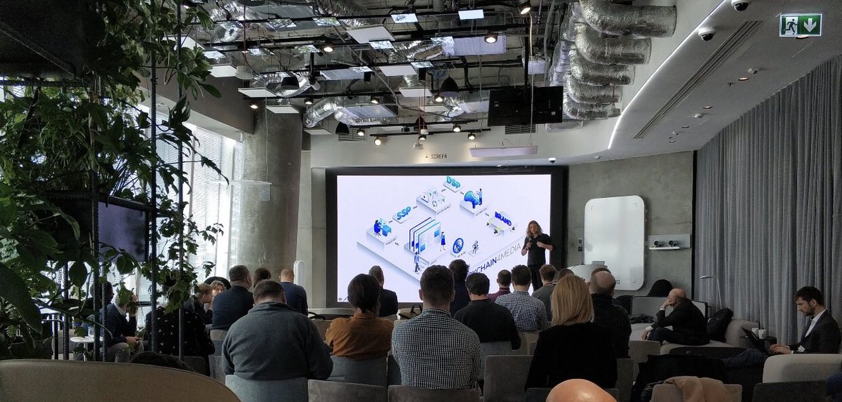 Blockchain4You's tweet photo. Sharing how #Blockchain with #AI bring trust back into media buying with our partners r3 @inside_r3 https://t.co/0nLlKkf7el