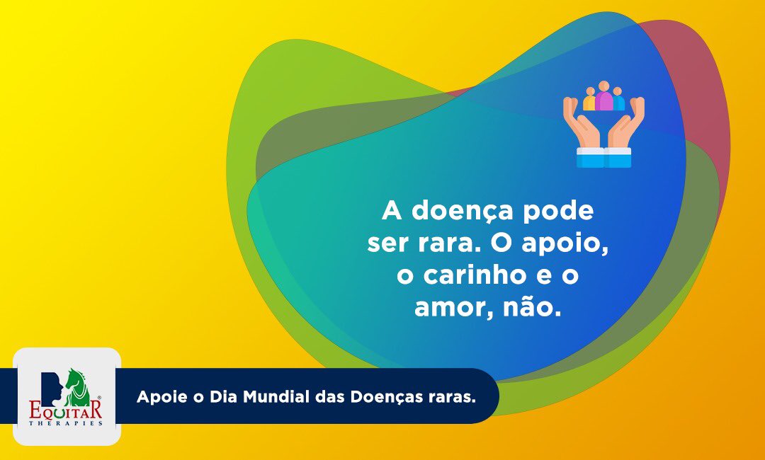 EquitarBr's tweet image. Hoje, é o Dia Mundial das Doenças Raras. São aquelas de origem genética, que atingem até 65 em cada 100 mil pessoas, e se manifestam logo nos primeiros anos de vida. Apoie e saiba mais: eurordis.org #diadasdoençasraras #worldrarediseaseday
