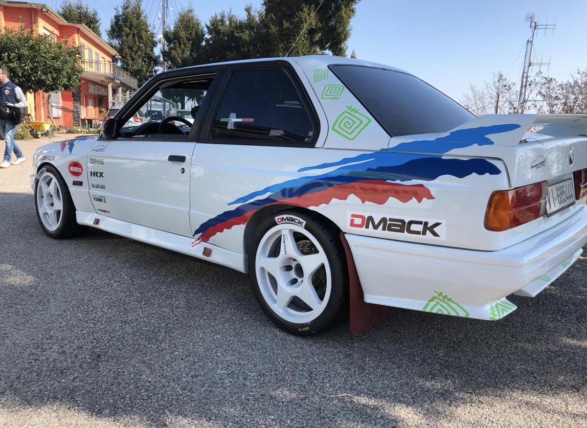 Our new DMT-F Classic tyres are being put through their paces today on the Ronca stage in Italy by Paolo Nodari and his pair of BMW M3s.