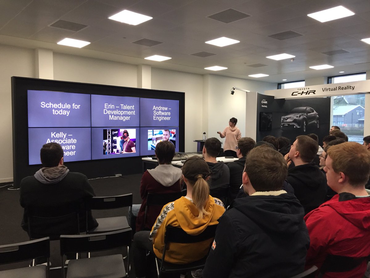 Epic experience at @ZeroLight Thank you so much for hosting our @sunderlandcol @ngenacademy students & thank you to all the developers that inspired & gave our students an amazing insight into the tech industry! The North East has pheonominal talent! #BeNextGen #ChangeYourFuture