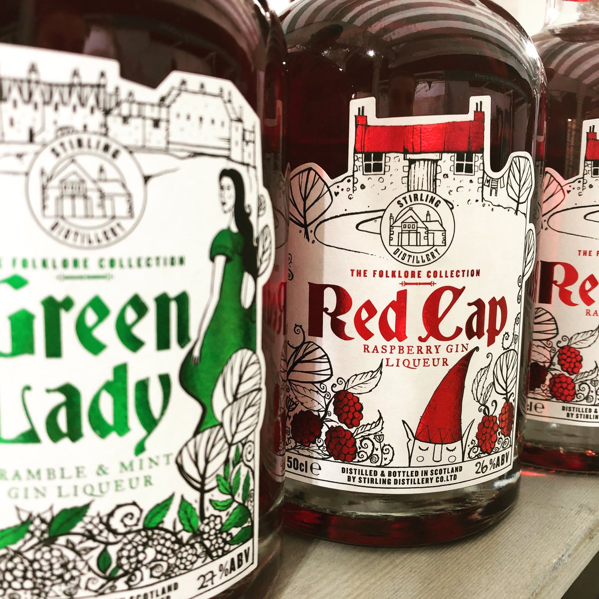 StirlingDist's tweet photo. Our #folklorecollection #gin #liqueurs are made with fresh #fruit and our very own #stirlinggin - get yours from @TheGrailDoune @Blairmains @woodwinters and @TheGinLounge_ https://t.co/f8XglQt2li