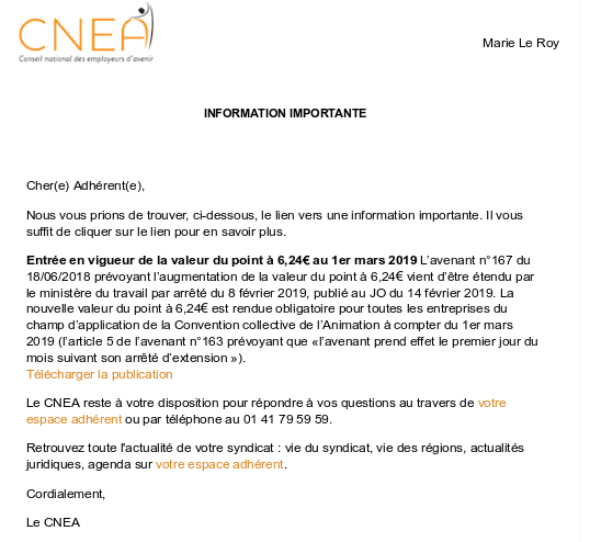 FMartinez_ASSO_'s tweet photo. Parallèlement, le syndicat patronal @CNEAoff gratte 2 mois de ↗️grâce à une mesure technique qui ne leur impose pas (d'après eux) la ↗️ au 1er Janvier comme il s'y était engagé...

Ils n'ont tjs pas compris que le principal pb de l'#animation est la précarité de nos métiers ! https://t.co/6Ubdr3STzZ