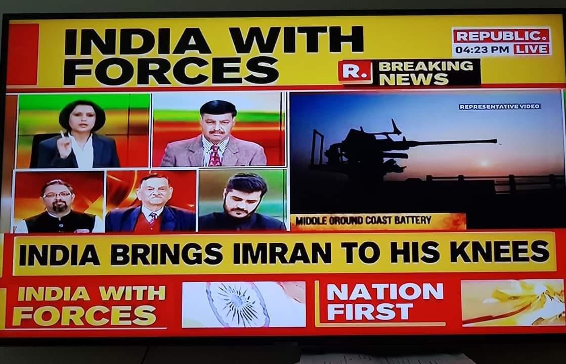 duashahh's tweet photo. Indian media must say the TRUTH this time. Release the pilot now only if they agree the facts or else show the Indian Jawans, how Indian media  give a damn about their lives but focusing more on maintaining their ego #PTI #PMImranKhan #SayNoToWar #Abhinanadan #PakistanZindabad https://t.co/SY404PVHom