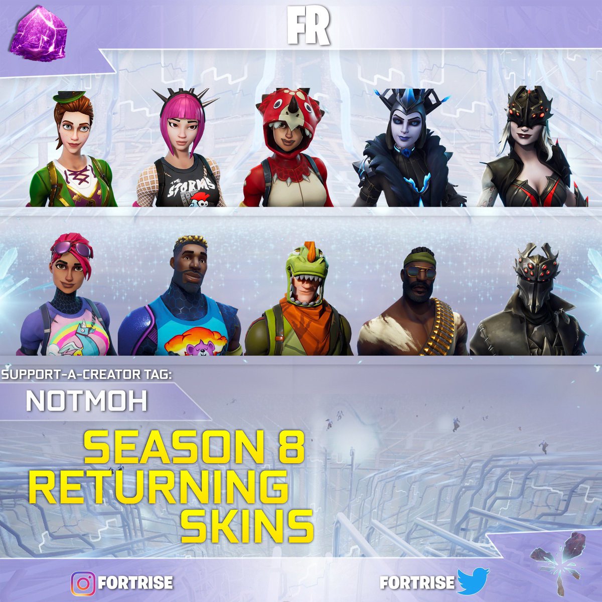  - fortnite returning skins