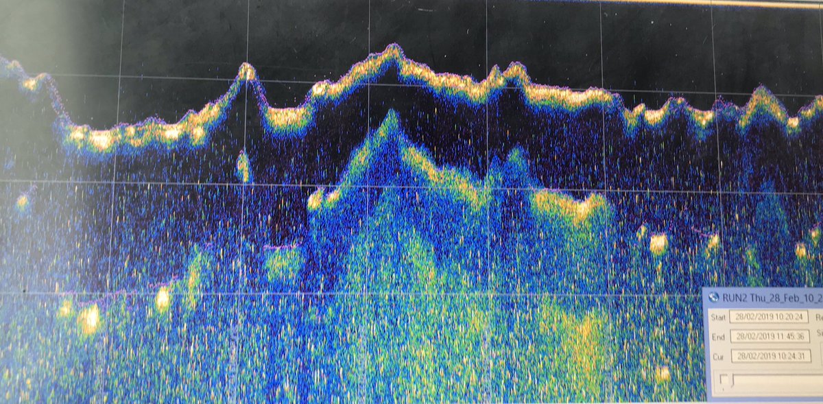 Back on the water today for L&amp;SS with our Sub-Bottom profiler gathering data for a minerals extraction company. With this data combined with our USV Multibeam data we will be able to determine where to put the dredge and how much is still remaining.