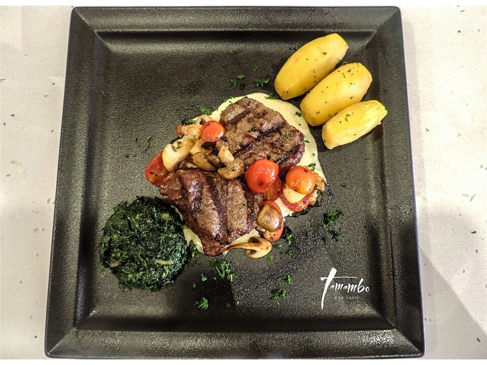 TamarindTreeKe's tweet photo. How about you pamper your palate this evening with a Tender Grilled Ostrich Fillet Steak topped with mushroom and served with baked potatoes? ๐ด
#TamamboMoments #LoseYourself #EnjoyToday #DineInNairobi #hoteldestination https://t.co/wdcRRgAnp4