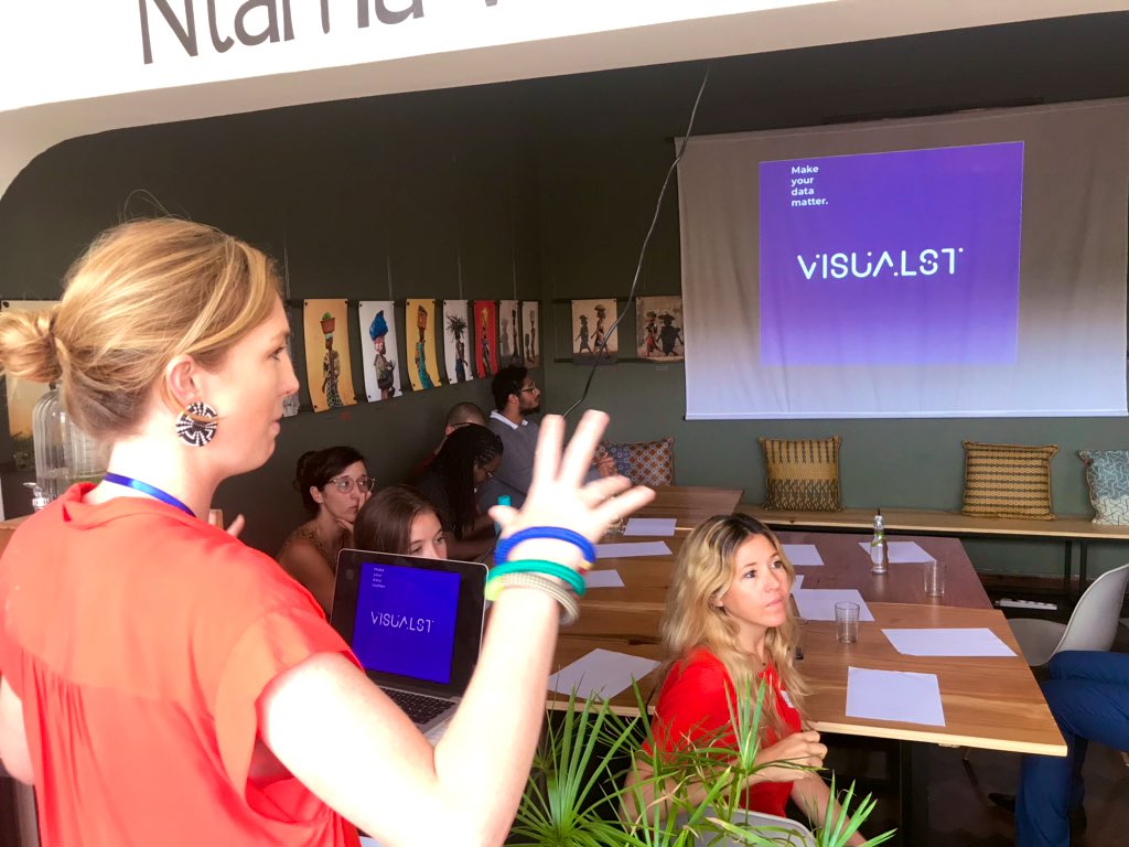 Visualst1's tweet photo. Visualst Presentation #artisdata #artisdataworkshop #datajam #Visualstworkshop #data #makeyourdatamatter #dobetter https://t.co/vQbbJwej7Z