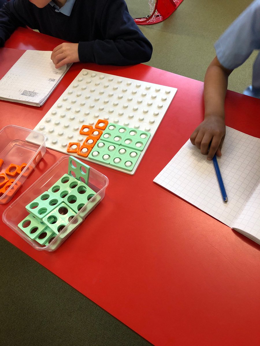 Stjosephpri's tweet image. P2 are enjoying working with a partner using the @Numicon  to work out the 5 Xtable  2 Xtable #timestable  #fun  #maths #numicon