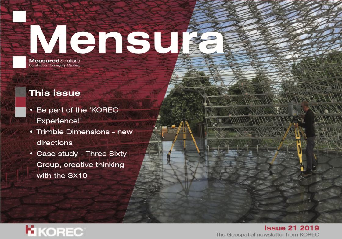 The latest issue of Mensura is out now!! Stay up to date with the most recent KOREC news, with stories on the creative application of the SX10, our KOREC customer experiences and so much more! Download Mensura here ow.ly/FvWT30nRMyE
