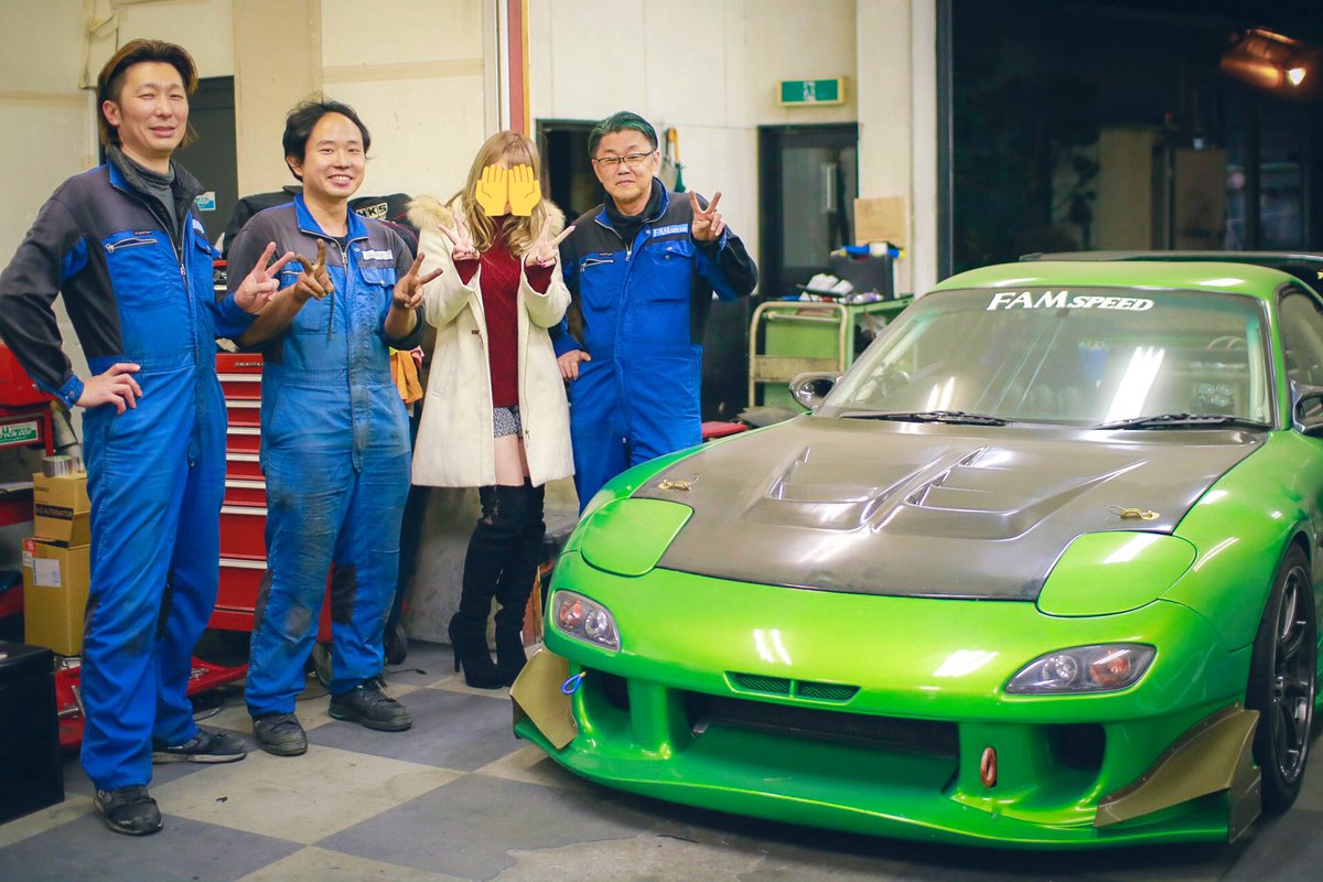 tsubameFC3S's tweet photo. 車？ガス入れてれば永遠に走る！レベルだった私が、FAMspeedでFCを購入してから約5年、FCを維持出来ているのは、FAMの皆様のお陰でした。
いつでもアットホームで大好きなショップでした。
最後の最後まで本当にお世話になりました、本当にありがとうございました🙇‍♀️

#FAMSPEED
#FAMC
 #photoつばめ https://t.co/vmoBoVFS1o