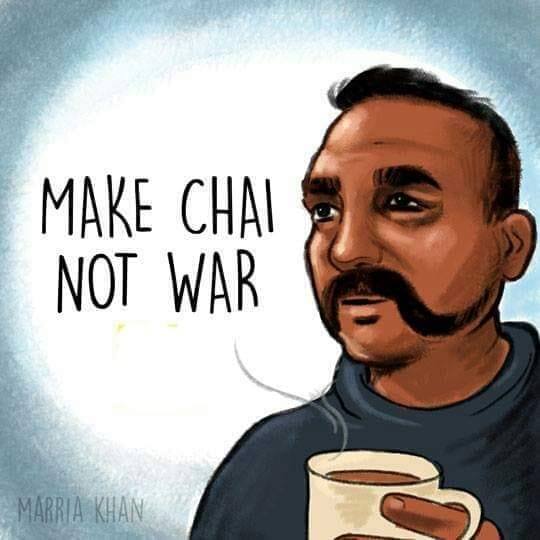 NikhilaHenry's tweet photo. #Abhinandan #SayNoToWar https://t.co/ODr6mj1nfW