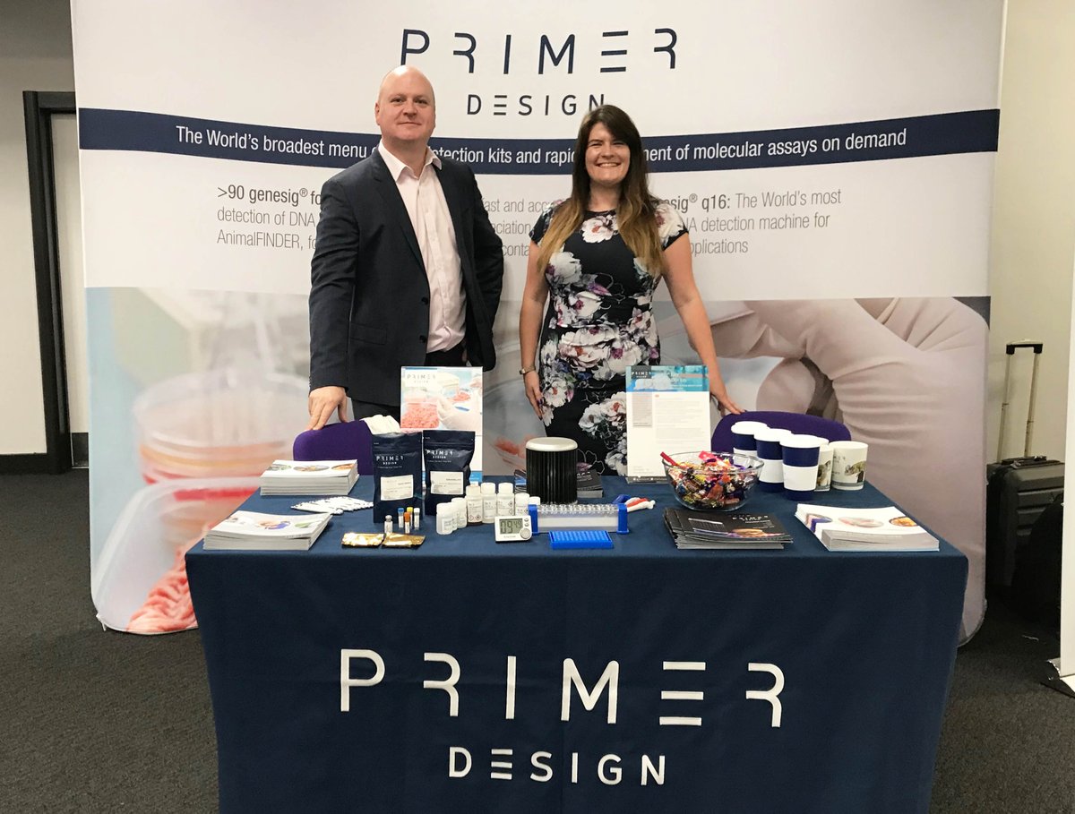 Come and say hi to Kimberley Bexon (@KimberleyRout) & Philip Geraghty at the @NewFoodMag #FoodFraud2019 conference. Looking forward to sharing with you how we're helping the industry with our food testing qPCR kits. Find us on stand 6.

#foodfraud #foodquality #foodauthenticity