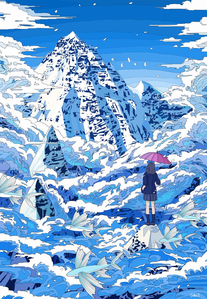 「頂上決戦 そこに山があるから 」|トーコ Tokoのイラスト