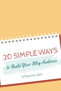 20 Simple Ways to Build Your Blog Audience buff.ly/2XqSpxl #bloggingtips #savvyblogging #blogging #blog