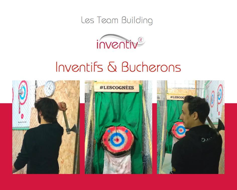InventivIT's tweet photo. Les Inventifs se sont pris pour des bûcherons le temps d'un Team building. Expérience inédite &amp; originale ! ⛏

#Inventifs #LesCognés #IT #TeamBuilding https://t.co/S0h5KzhgFA
