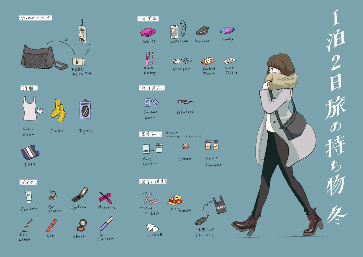 Senatsu Graphic Designer V Twitter 一泊二日の旅にでる際の持ち物まとめてみましたー やってみたかったかばんの 中身シリーズ 荷物を減らす方法随時募集中 かばんの中身 かばんのなかみは イラスト イラスト好きな人と繋がりたい Illustration 女子旅 Senatsu Graphic Designer V Twitter 一泊二日の旅にでる際の持ち物まとめてみましたー やってみたかったかばんの 中身シリーズ 荷物を減らす方法随時募集中 かばんの中身 かばんのなかみは イラスト イラスト好きな人と繋がりたい Illustration 女子旅