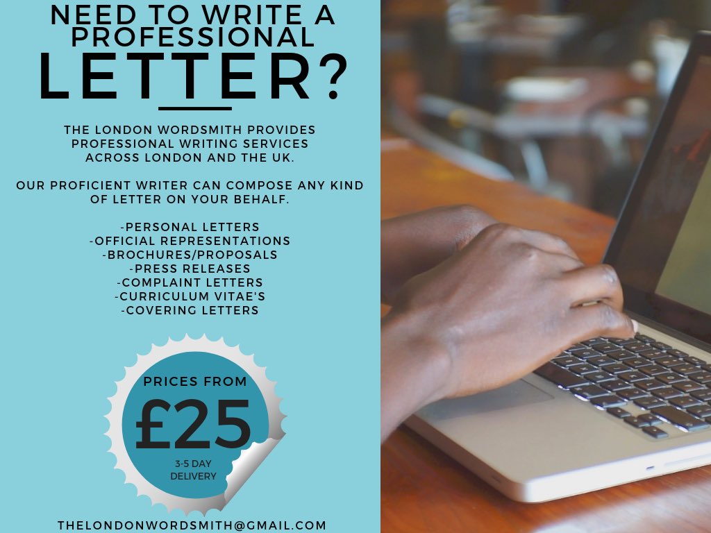itsdjswitch's tweet photo. Need a professional letter? CV, Covering Letter? Get in touch today. Prices start from £25. https://t.co/KLVsroVd5Z