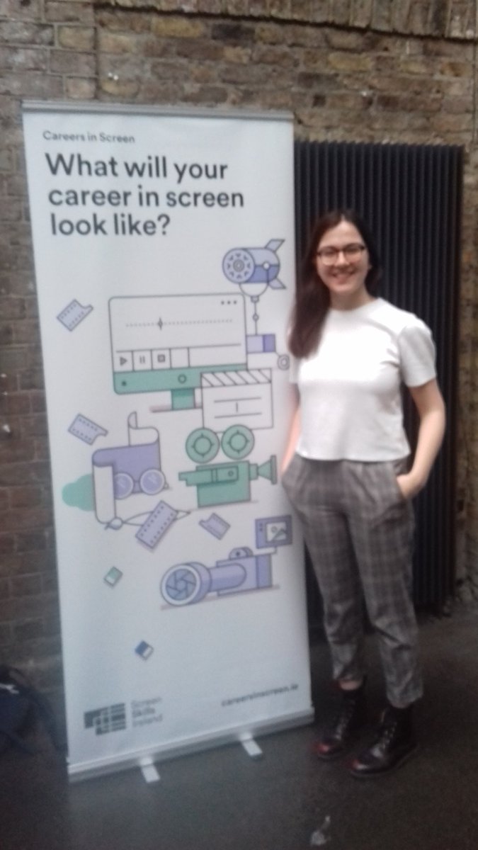 CreateSkillnet's tweet image. At the @IFI_Dub today to inform students about all their choices for #careersinscreen ! @screenskillsire #irishfilm #workinfilm #loveirishtalent