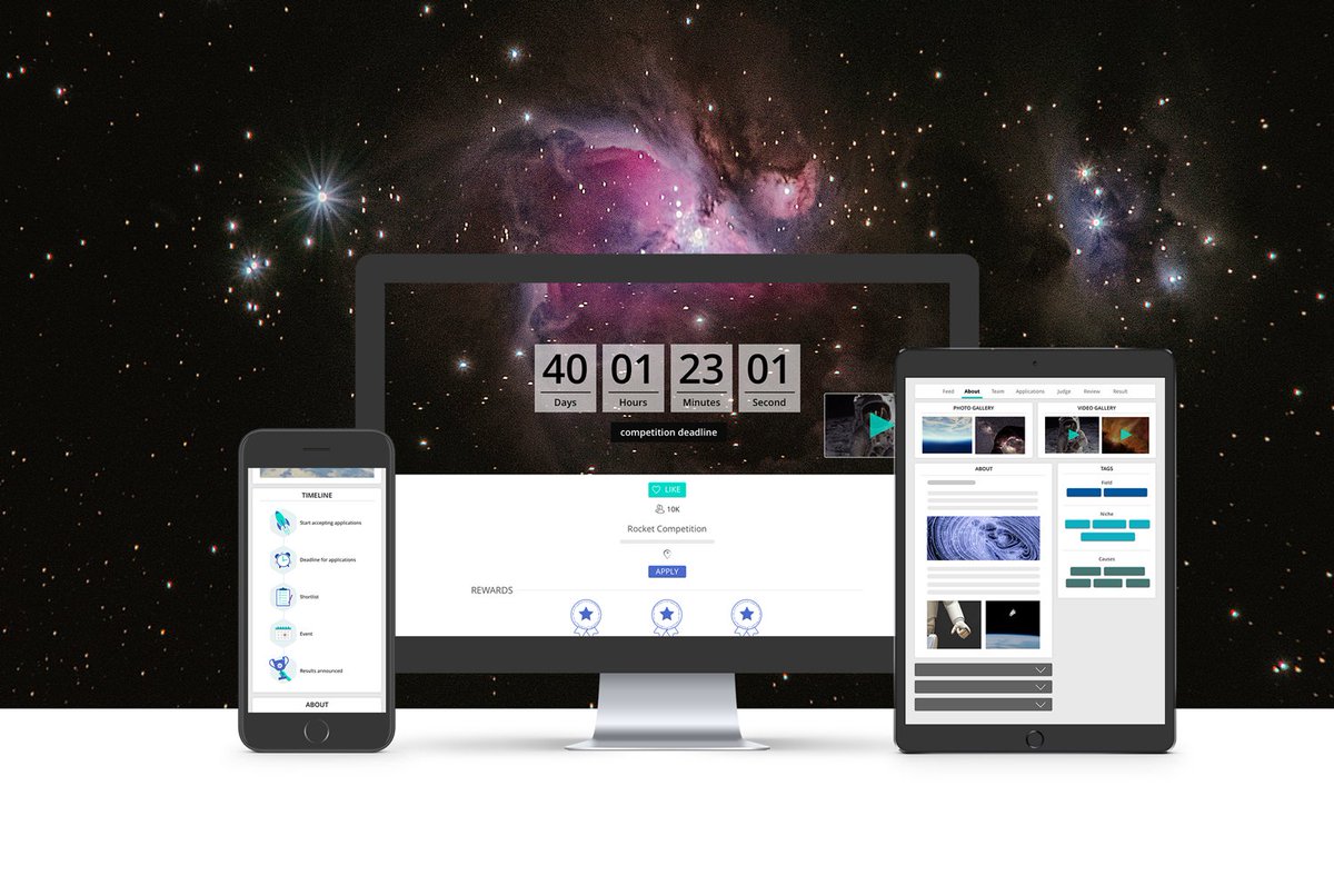 We created 'Apply' as our treasure box of opportunities. Check daily for available challenges from across the globe, find out about the freshest #competitions and earn prizes.