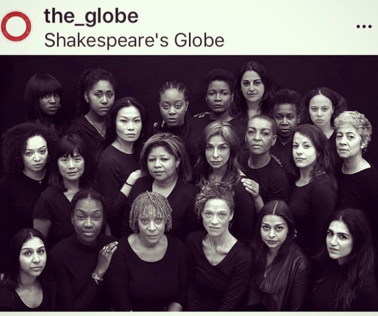 . currently i am part of this team  of talented woman in #richardII with @Prema_Mehta are the most beautiful spirits and part of the most incredible journey #groundbreaking @The_Globe photography #ingridpollard . Come and see us by #candlelight