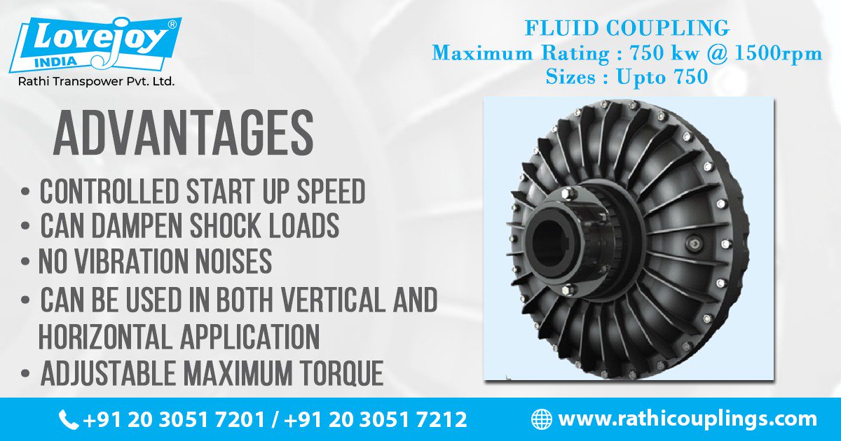 RTranspower's tweet photo. A fluid coupling or hydraulic coupling is a hydrodynamic device used to transmit rotating mechanical power.
Visit Us: https://t.co/Wa4zJaSLL8
Reach us at: +91 2030517201/+91 2030517212
#couplings #engineering #machinery #gearcoupling #fluidcoupling #hydrauliccoupling https://t.co/xmJF09cBAZ