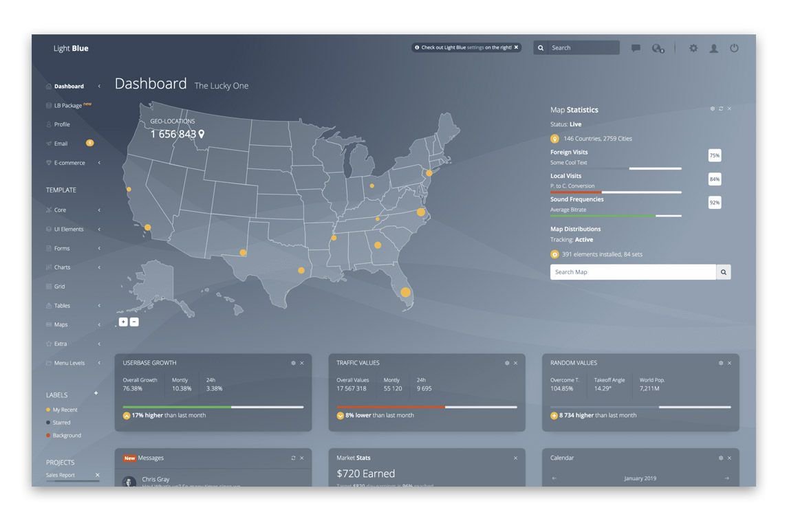 madewith_react's tweet photo. Use the Admin Dashboard Template Light Blue React for your analytics dashboards, E-Commerce apps, CMS, SaaS web apps, CRMs,.. #madewithreact! 🔑 - https://t.co/z76paguaAS https://t.co/nJbjHPjl95