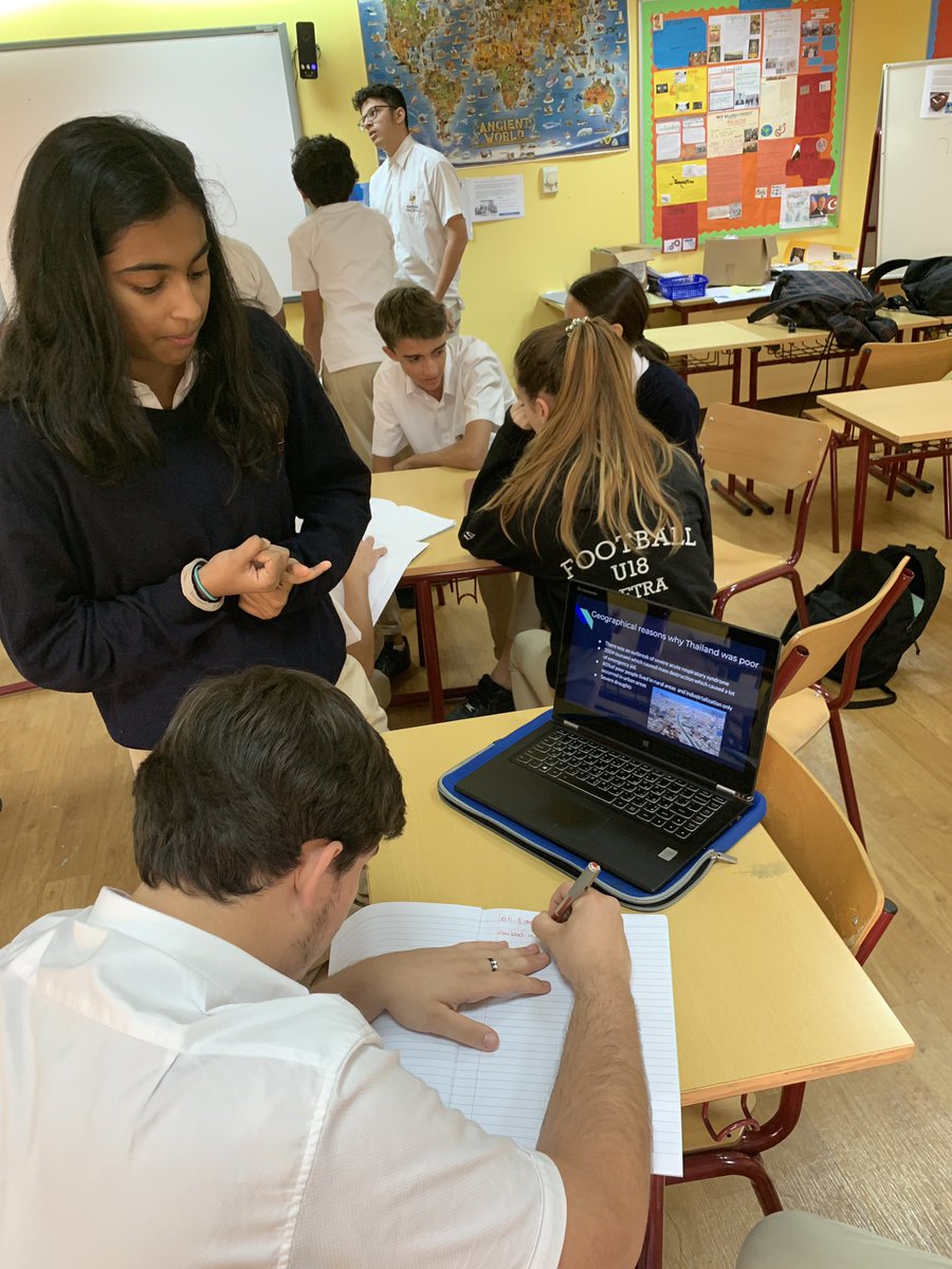 RWA_Humanities's tweet photo. Grade 10 History students in Raffles World Academy presenting their Historical findings on Global Poverty using the book Factfulness and  gapminder tools as their research #History @RWA_Humanities @HansRosling @OlaRosling https://t.co/9MDixBO87J
