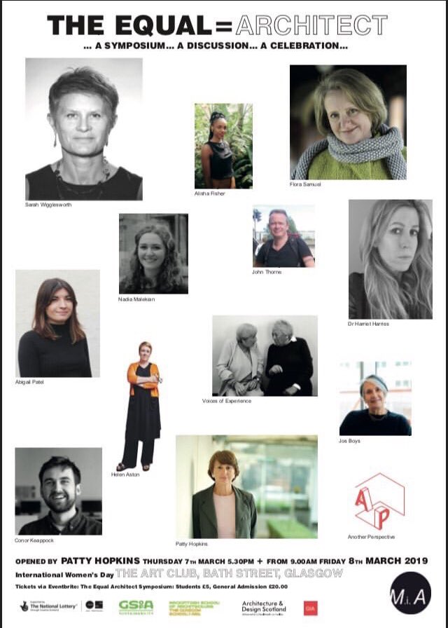 Studioberman's tweet photo. I’m wondering if as part of my cross-UK travels can add hop to Glasgow, we’re hearing a few tickets left. Not for much longer there won’t be - what incredible speakers @MissinginArchi1 including Sarah Wigglesworth and Dr. Harriet Harriss @PartWCollective #MissingInArchitecture https://t.co/h2R2O4ue9l
