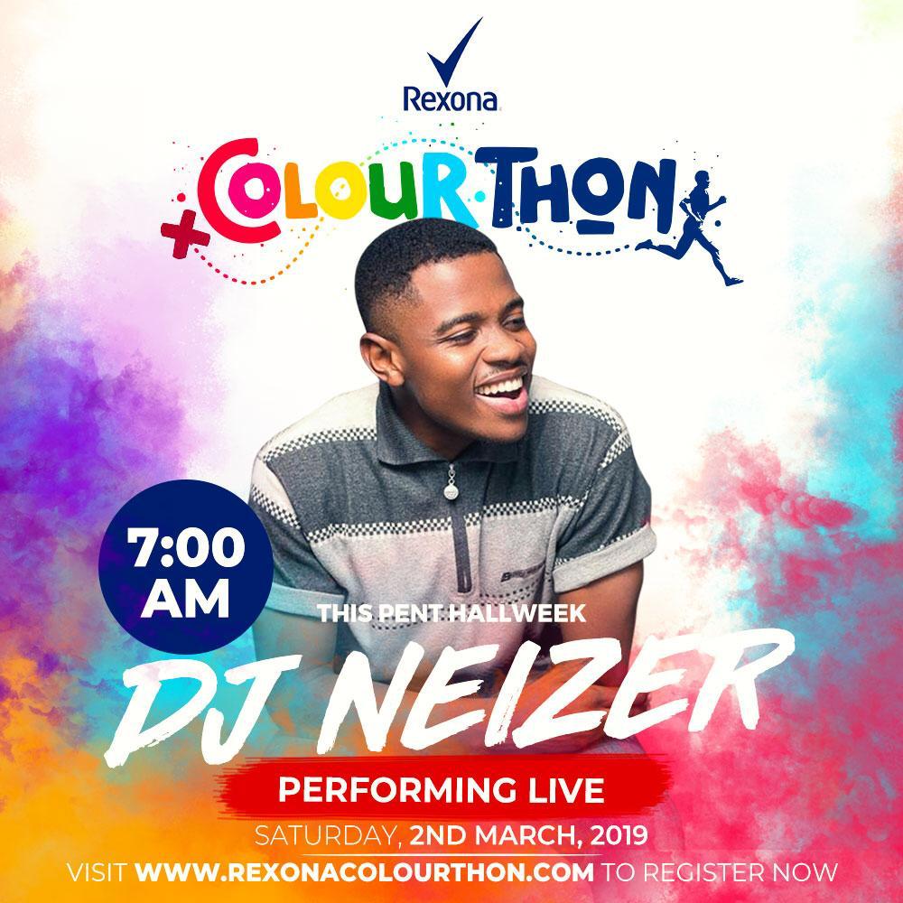 Hi guys 🎉💚
 wake up and let’s prepare to create some magic on Saturday 🔥🔥
Our favorite 15 linksters @r2bees alongside @iphonedj and @djneizer  will be jamming with us during our💃🎉🎵 #RexonaColourthon

To register click on the micro site below:
rexonacolourthon.com