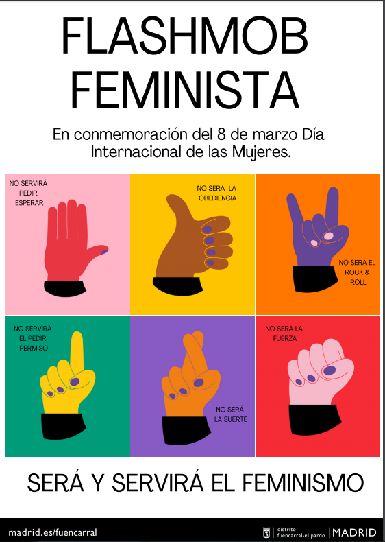 donboscomadrid's tweet photo. #Flashmobfeminista #8M El jueves 7 de marzo a las 17:00 en la zona del templete del Parque de la Vaguada. Te esperamos para celebrar y reivindicar todas y todos juntos la #igualdad. Para ensayar tienes aquí el vídeo 👇
https://t.co/RRYmXRgiUW
@JMDFuencarral @MadridIgualdad https://t.co/yCNCy14TCx