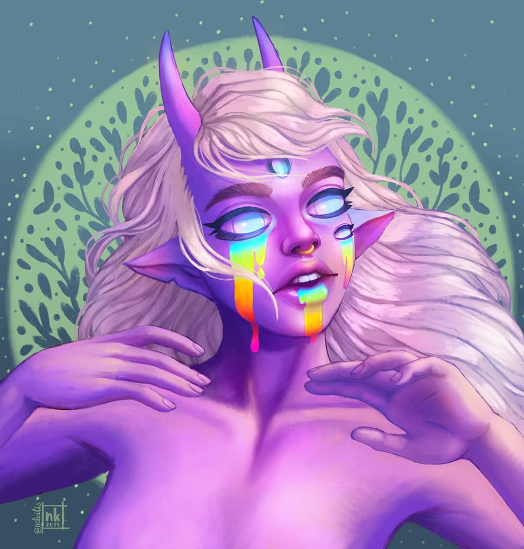 NelEilis's tweet photo. Another #DTIYS , this time from isa.b.e.e on Instagram
What can I say... I got suck into doing these challenges 😅
#drawthisinyourstyle #drawthis #drawthisinyourstylechallenge #redraw #artchallenge #drawingchallenge #artistsoninstagram #procreate #rainbowtears #rainbowpuke https://t.co/tUwGAwdExn