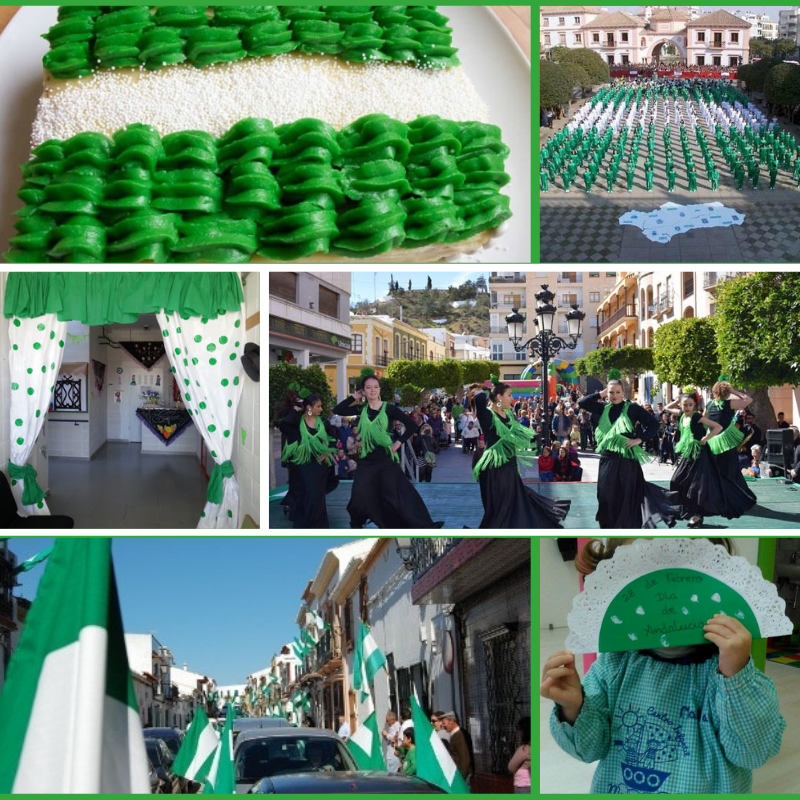 IlimTour's tweet photo. Everything is in Green and White! Cakes, Parade, Curtain, Clothes, Flags, Streets🥳 Today, 28 February,marks the anniversary of a referendum held on 1980 - a majority of voters supported this referendum for Andalusia to become an autonomous community. #HappyAndalusiaDay #ilimtour https://t.co/RUTeztmC3S