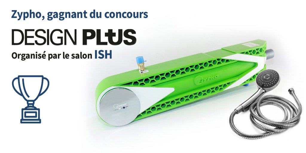 TecSaveEnergy's tweet photo. Le récupérateur de Calories Zypho a remporté un prix lors du concours international "Design+" organisé par le salon @ish_frankfurt 🏅 . Parmi 161 produits présentés, le Zypho s'est démarqué par sa technologie innovante, écologique et économique  --> https://t.co/EUD78sxvNf https://t.co/priMWgHEXn