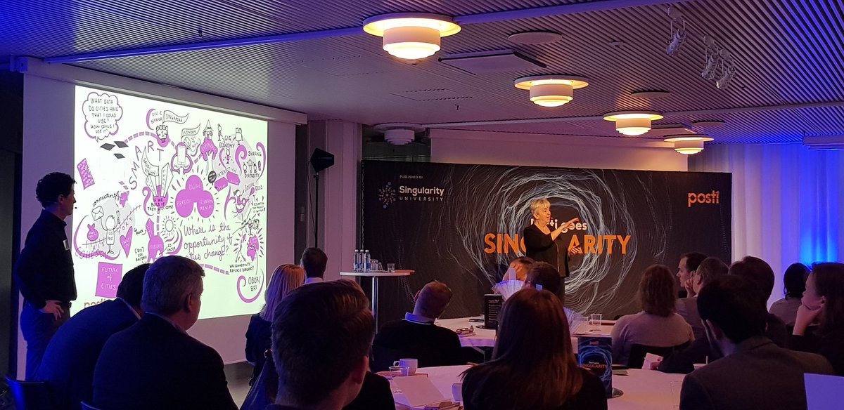 RiikkaSalonen's tweet photo. Marian Cook and future of the cities. All based on physical, digital and environmental connectivity.
#postinext #postigoessingularity https://t.co/hHrUwPcmVM