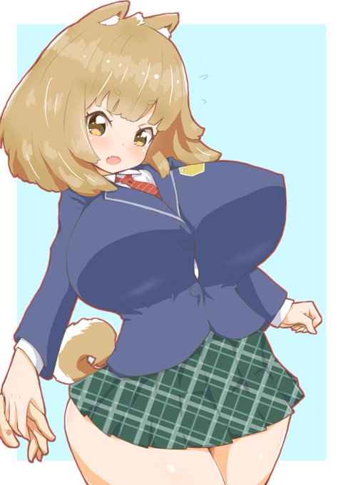 駄犬ちゃん
#オリジナルイラスト  #爆乳 