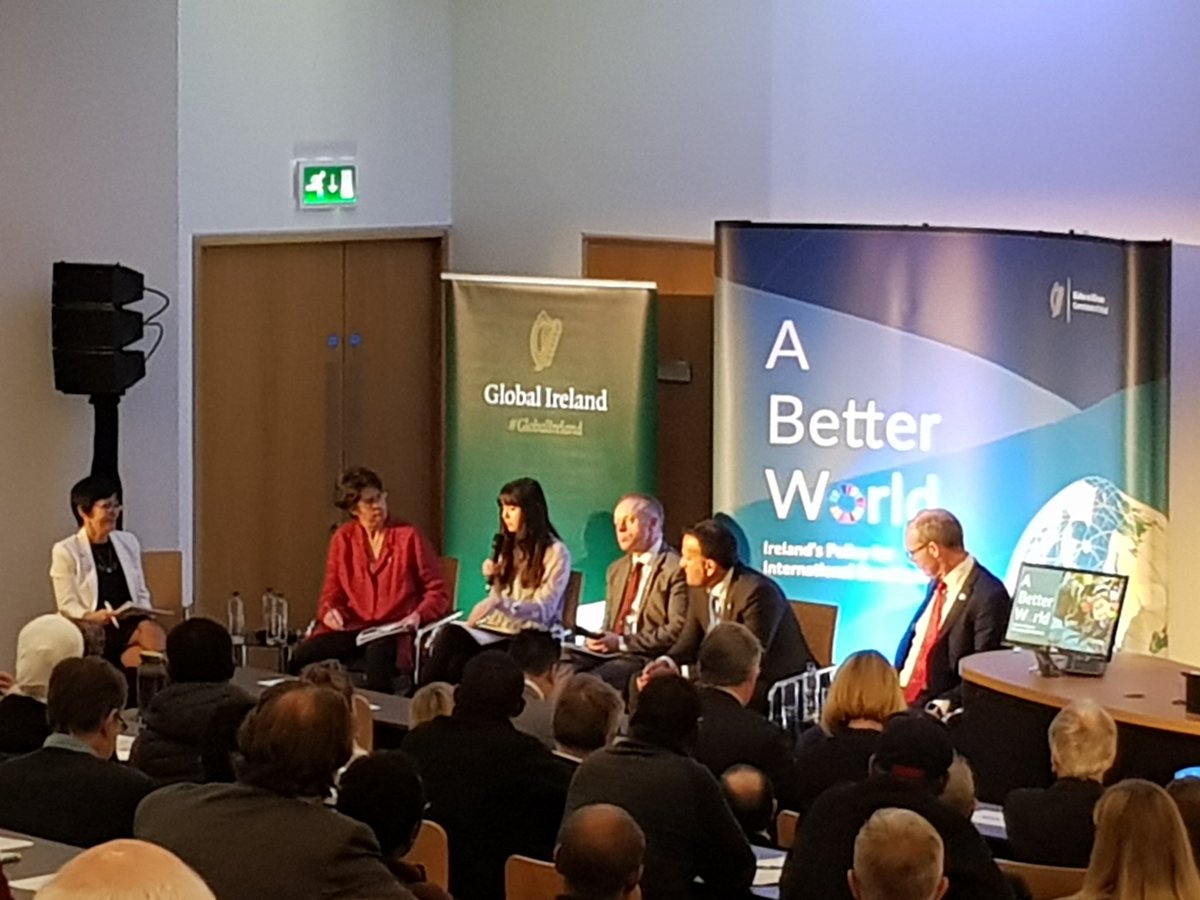 nycinews's tweet photo. "Young people are intent on using their talents and skills in the main to use social good - not only in Ireland but young people throughout the world" - Minister @ciarancannon 

#ABetterWorld #Solidarity #SDGs  #Youth2030 #FurthestBehindFirst
#YouthUp https://t.co/3KWzZz5OQf