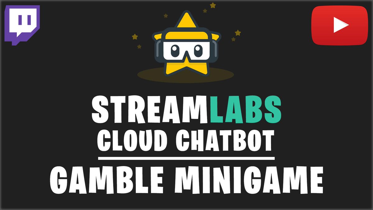 Nilson1489's tweet photo. Das Gamble Minigame im Streamlabs OBS Cloudbot nutzen!
✅ Hier: https://t.co/zGn2u2Dok7
#streamlabs #streamlabsobs #streamlabscloudbot #cloudbot #stream #streamer #streaming #youtube #twitch #mixer https://t.co/S3RJvX94Tw