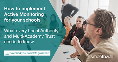 Smoothwall's tweet photo. As a Local Authority or Multi-Academy Trust do you know how to implement an effective #monitoring solution across your schools? Find out how in our FREE report https://t.co/tjUiM2FYem https://t.co/2bVFrNO4Tx
